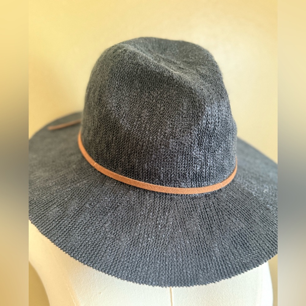 Sonoma Charcoal Hat with Camel Band